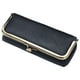 thumbnail image 2 of Estuche para gafas de piel sintética resistente al desgaste, organizador de gafas. Negro, 2 of 9