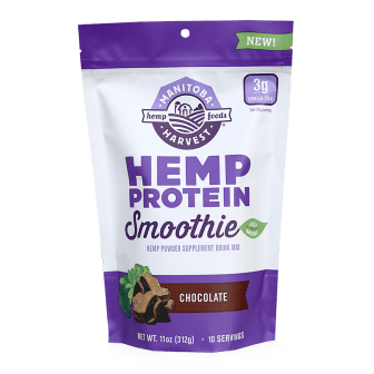 Manitoba Harvest Hemp Protein Smoothie, Chocolate, 15g Protein, 11
