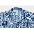thumbnail image 3 of HAPPY BAY Men's Hawaiian Beach Casual Button Down Short Sleeve Collared Aloha Shirts, 3 of 6