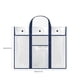 thumbnail image 4 of Bolsa de plástico transparente para portafolios de arte con asa para pósteres grandes, obras de arte y gráficos didácticos. Transporte seguro para artistas y educadores. Aestivo | Azul |, 4 of 7