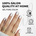 thumbnail image 2 of Press on Nails ShangMeng White Soft Gel Square para mujer, 2 of 9