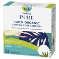 thumbnail image 3 of Tampax Pure Tampons Duopack (Regular/Super), Unscented, 22 Count, 3 of 13