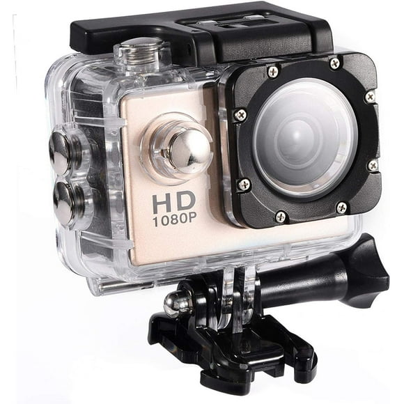 Sports Action Camera, 30M Underwater Waterproof DV Camcorder, 90 Degree Angle HD DV Camcorder with Mounting Accessories