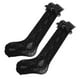 thumbnail image 1 of Calf Socks with Bow Ties Mid Tube Socks for Teens and Girls Black Lace and Cotton Material Daily Use 1 Pair, 1 of 5
