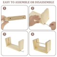 thumbnail image 4 of Clearance!npkgvia Wooden Yarn Holder for Crocheting Rotatable Yarn Rack Stand Easy to Assemble Yarn Dispenser 2 Sizes Yarn Holder Practical Yarn Holder Stand Yarn Holder for Kn,Beige, 4 of 7