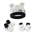 thumbnail image 4 of Europa y Estados Unidos gorro de bebé gorro fetal guantes de bebé cubrepiés gorro de bebé de tres piezas, 4 of 6
