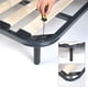 thumbnail image 4 of BEMS-1 pieza (blanca, 7 a 13 pulgadas) patas ajustables para cama, muebles de metal, 4 of 5