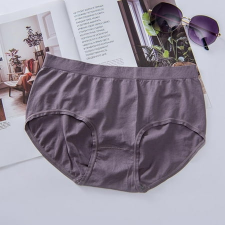 

Women Mid-Rise Soft Briefs Full Coverage Briefs Breathable Stretch Underwear