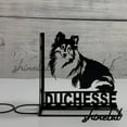 thumbnail image 3 of Shinelab Shetland Sheepdog Mental Bookends Pet Dog Name Bookend Gift, Animal Table Bookshelf Decor 5963, 3 of 3