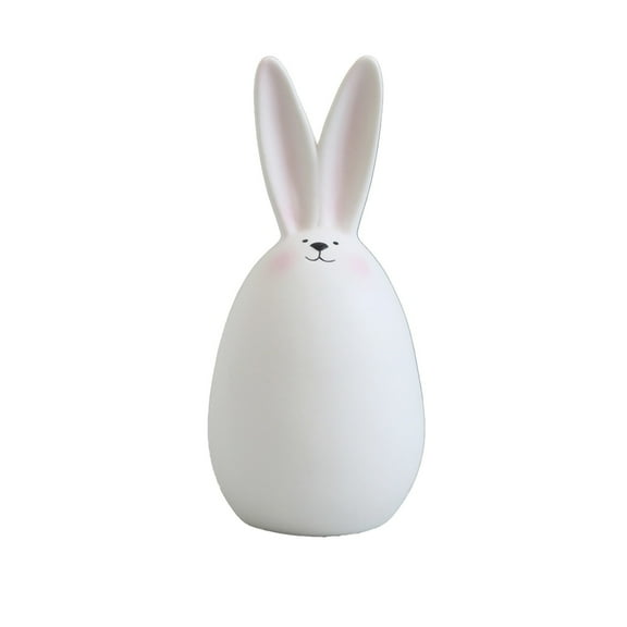 Matoen Easter Table Decorations, Ceramic Bunny Figurine Easter Spring Decorative Modern Vintage Rustic Farmhouse Rabbit Figurines Statue Home Decor Tray Table Centerpiece Mantels Decor Ornament