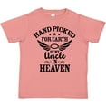 thumbnail image 3 of Inktastic Handpicked for Earth By My Uncle in Heaven with Angel Wings Boys or Girls Toddler T-Shirt, 3 of 5