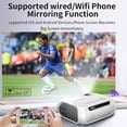 thumbnail image 2 of T9 Mini Projector 2022 Upgraded Portable Video-Projector,5000 Lumens Multimedia Home, 2 of 8