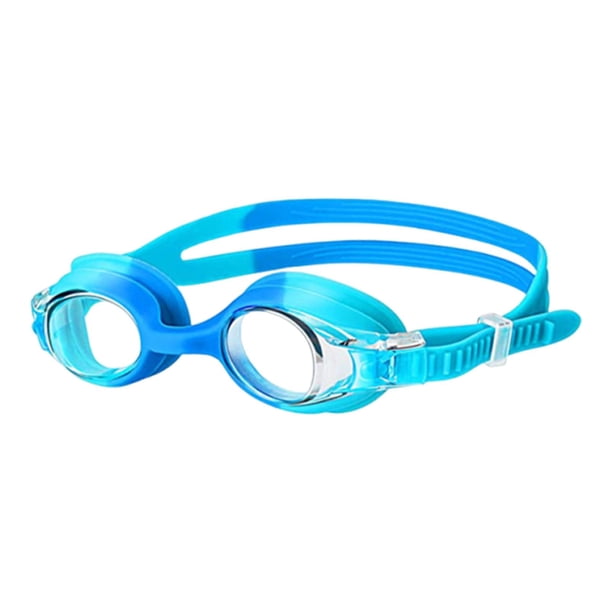 Gafas de natación de silicona para niños, ideales para fiestas de verano. Azul