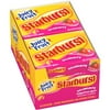 Juicy Fruit Starburst Strawberry Sugarfree Gum, (10 Packs)