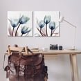 thumbnail image 2 of Stupell Industries Traditional Vibrant Blue Tulips 2pc Canvas Art Set, 24 x 24 each, by Albert Koetsier, 2 of 7