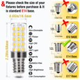 thumbnail image 3 of Bombilla LED tipo candelabro ALIDE, base E14, 4 W, 4000 K, paquete de 10, 3 of 7