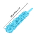 thumbnail image 3 of Cleaning Duster, Dust Absorber for Home, 16 in Chenille Bristle, Bendable Core, Reusable Duster, Vent Cleaning, Sky Blue, Car interior, 1 Pc, 3 of 8