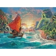 thumbnail image 3 of Ceaco 500Piece Foil Thomas Kinkade Disney Moana Interlocking Jigsaw Puzzle, 3 of 5