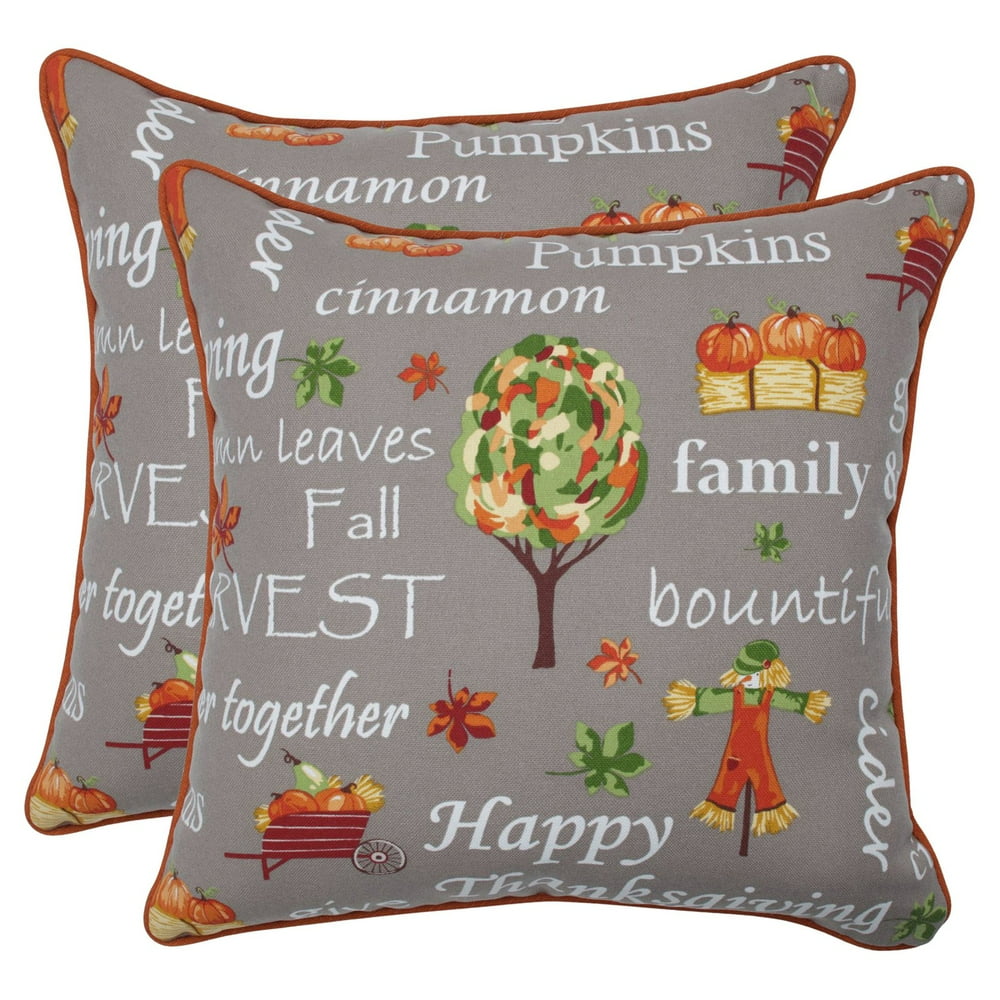 Pillow Perfect Autumn Harvest Haystack Indoor/Outdoor Decorative Accent