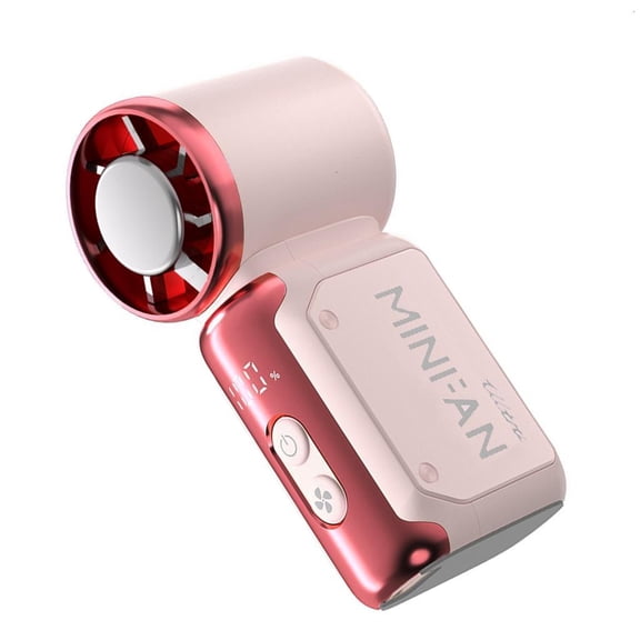 ZELVINN High Speed Cooling Mini Fan with LED Display Screen Portable Handheld Fan Outdoor Coolers Tool Easy to Carry