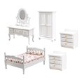 thumbnail image 3 of Mini Muebles de Muñecas, Juego de Dormitorio de Madera /12, Accesorios de Decoración de Simulación, Juguetes p de Imitación, O 5 piezas Hugo muebles de casa de muñecas, 3 of 10