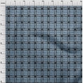 thumbnail image 3 of oneOone Viscose Chiffon Fabric Check Ikat Decor Fabric Printed BTY 42 Inch Wide, 3 of 4