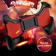 thumbnail image 3 of Visland Mobile Phone Holder Non-slip Ergonomic Stretch Function Convenient Four-finger Linkage Bracket ABS Cell Phone Game Joystick Stand for Live Streaming, 3 of 7