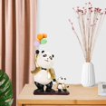 thumbnail image 4 of Estatua de Panda para padres y hijos, figurita creativa, escultura artesanales para soporte de TV de , decoración , Dorado Macarena Estatua de escultura de panda, 4 of 8