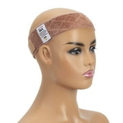 Gex Women's Wig Grip Band, Adjustable Elastic Comfort Headband, Velvet Tan Black Color 1 PC