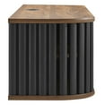 thumbnail image 4 of Modway Fortitude Meuble Télé Mural de 63 Pouces en Noyer Noir, 4 of 10