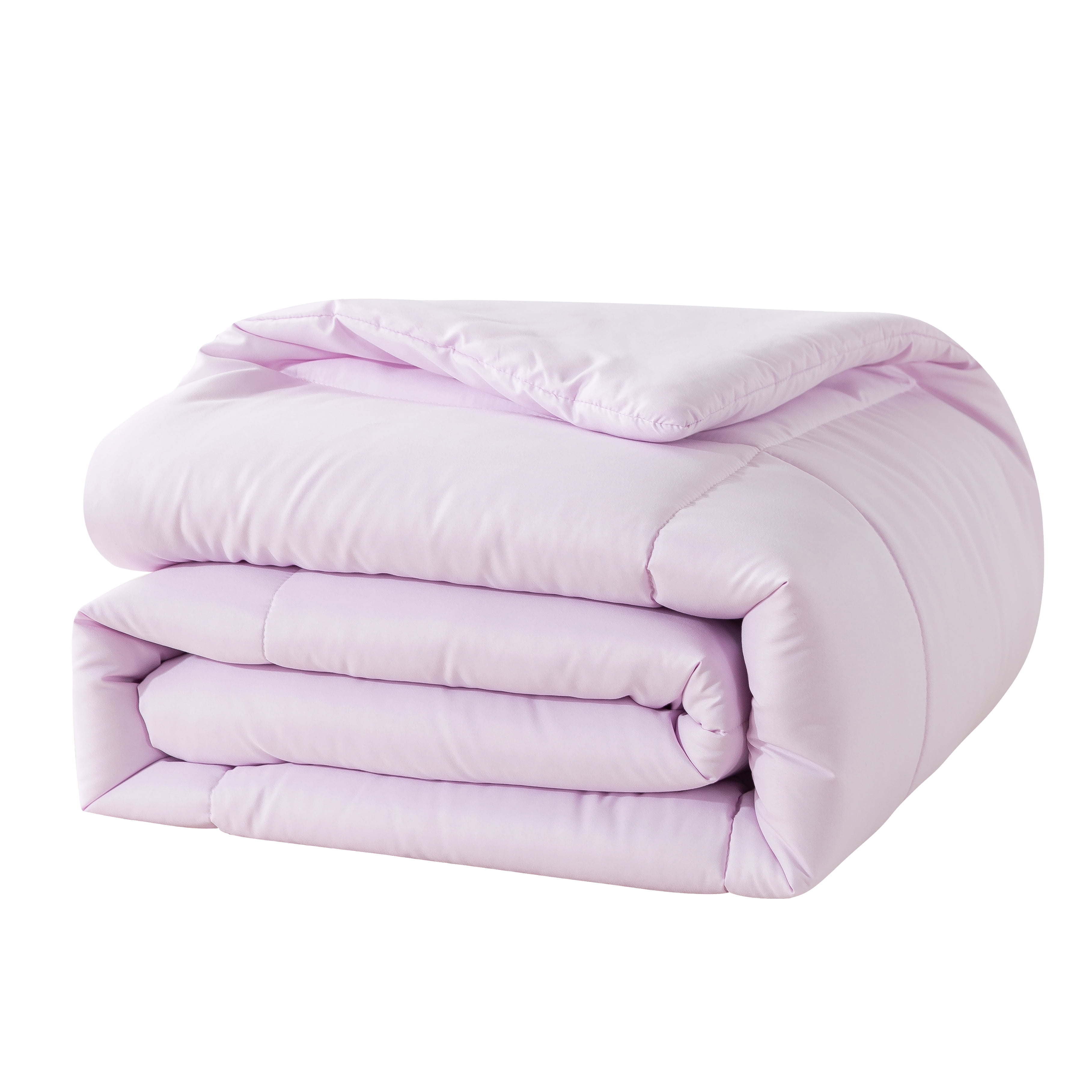 Mainstays Lilac Solid Print Hypoallergenic Down Alternative Comforter, King, Adult, Unisex