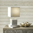 thumbnail image 1 of nuLOOM Newell 17" Plated Marble Cube Table Lamp, 16.5" H x 10" W x 10" D, Ivory, 1 of 3