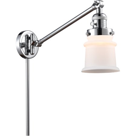

Polished Chrome Tone Wall Sconces 8 Wide Steel/Cast Brass/Glass Medium Base 1 Light Fixture