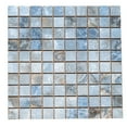 thumbnail image 6 of The Tile Life Banff 4" x4" Onice Azzurro Matte Porcelain Mosaic Tile Sample, 1 Piece, 6 of 14