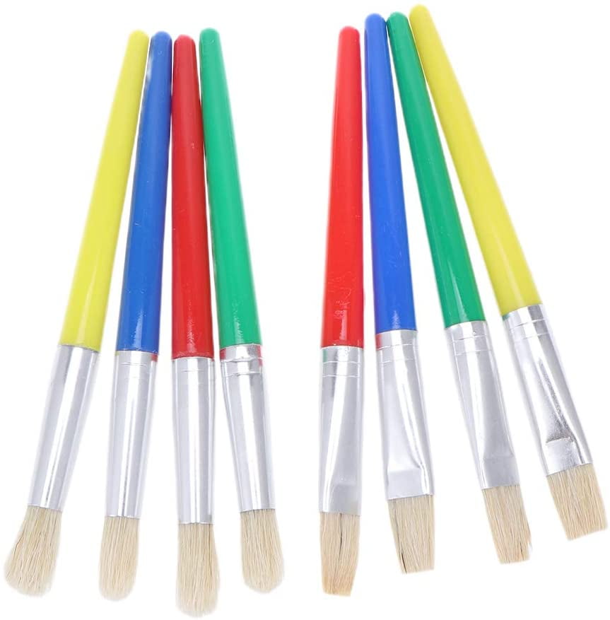 Painting Brushes Children's Paint Brushes Kids DIY Paint Brush Set,8PCS