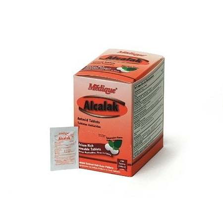 Medique Alcalak Tablet Antacid 420mg 100x2/Bx-Pack of (Best Meds For Acid Reflux)