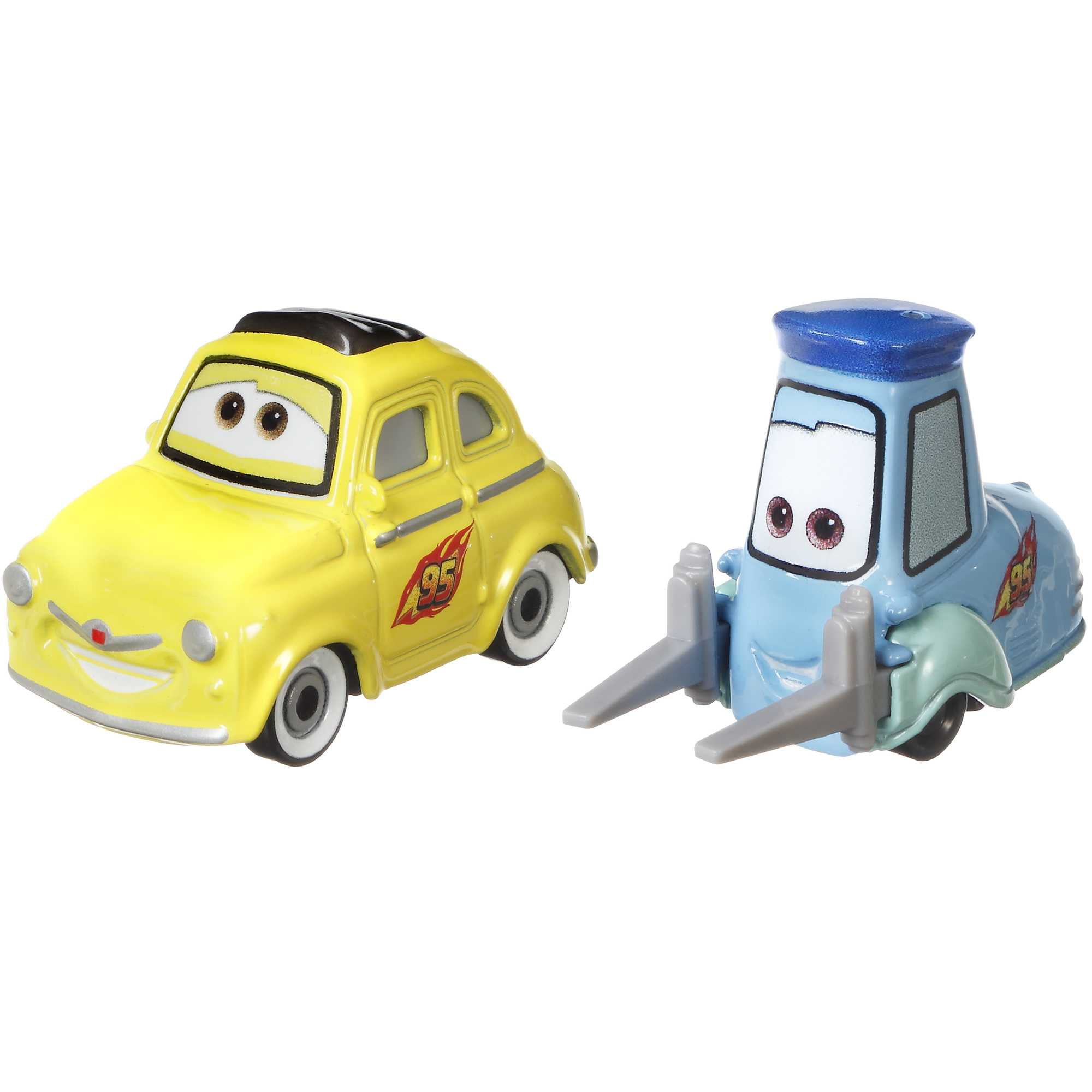 Disney and Pixar Cars Luigi and Guido 1:55 Scale Die-Cast Vehicles