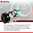 thumbnail image 7 of CCIYU Air Conditioning Compressor for Compatible for Kia Sorento 3.5L 2003-2006 CO 10822C Auto Repair Compressors Assembly, 7 of 7