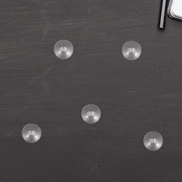 unbranded 100Ud Clips De Plástico Transparente Con Ventosa Para Colgar Luces Navideñas Y Cables