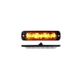 thumbnail image 3 of Race Sport Lighting 70016A6-LED Ultra Slim Bolt-on Mount 19-Flash Pattern Amber LED Strobe Light, 3 of 3