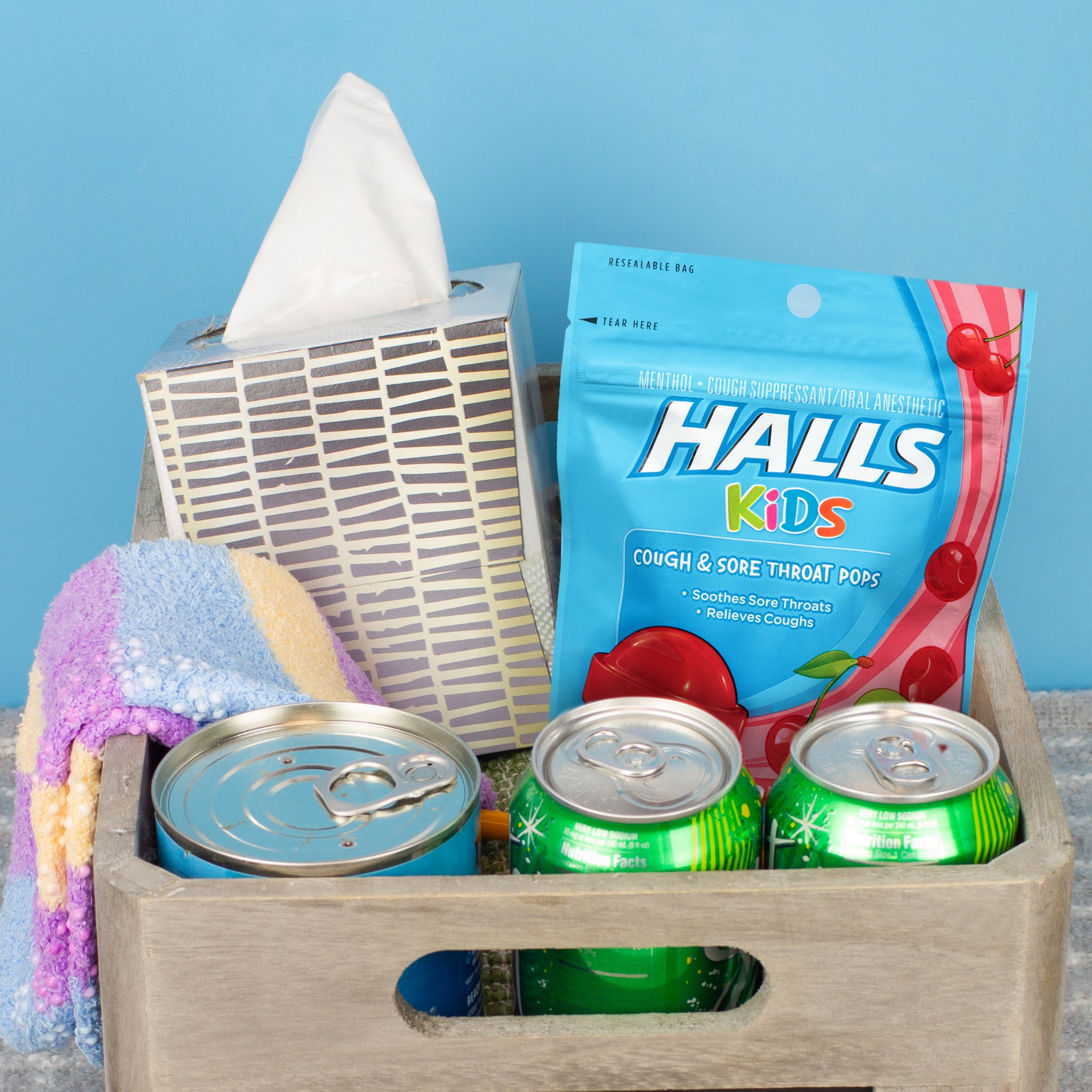 Buy HALLS KIDS Cherry Cough and Sore Throat Pops, 10 Pops Online at