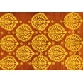thumbnail image 1 of Ahgly Company Indoor Rectangle Abstract Yellow Modern Area Rugs, 7' x 9', 1 of 4