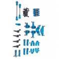 thumbnail image 5 of 1/28 RC Car Metal Swing Arms Upgrades Shock Absorber Link Rod Kit Replacing Part Accessory Replacement for WLtoys K969 K979 K989 Blue, 5 of 5