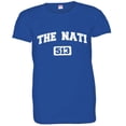 thumbnail image 1 of PleaseMeTees™ Womens Cincinnati 513 The Nati Area Code Distressed HQ Tee, 1 of 1