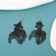 thumbnail image 4 of CHAO Pendientes de pez dorado, estilo chino, personalidad, vintage, de metal, con forma de pez dorado, pendientes colgantes, temperamento de moda, accesorio de joyería para mujer, plata, 4 of 5