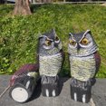 thumbnail image 4 of Youkk Tête Rotative Extérieure Statue de Hibou en Plastique pour Jardin Résistant aux Intempéries et à la Peinture, 4 of 6