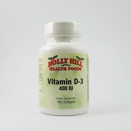 Holly Hill Health Foods Vitamin D3 400 Iu 100 Softgels