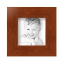 thumbnail image 2 of ArtToFrames 4" x 4" Walnut Picture Frame, 4x4 inch Brown MDF Poster Frame (WOM-4296), 5 Pack, 2 of 7