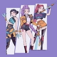 thumbnail image 2 of Mens KPop Demon Hunters Huntrix Manhwa Style T Shirt, 2 of 5