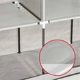 thumbnail image 4 of Armario simple de metal PAI, organizador de armario abierto multifunción con estantes, lona de color sólido, muebles minimalistas para oficina y dormitorio, 4 of 5